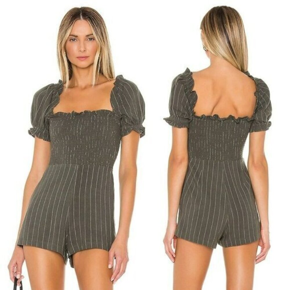 Tularosa Claire Romper - Olive
